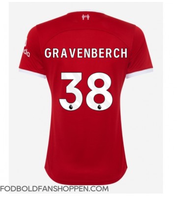 Liverpool Ryan Gravenberch #38 Hjemmebanetrøje Dame 2023-24 Kortærmet